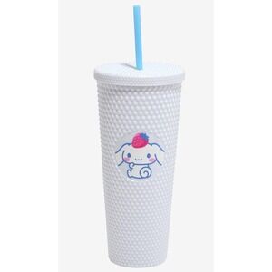 Cinnamoroll White Spike Acrylic Tumbler with‎ Straw Kawaii Cute Sanrio New